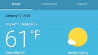 Google-App: Buntes Wetter-Design wird getestet 
