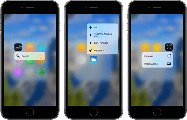 3D Touch: Die besten Apps für das iPhone 6s/6s Plus