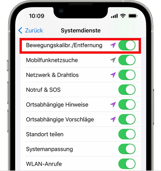 Diese Option sollte aktiviert sein. (Bildquelle: Apple)