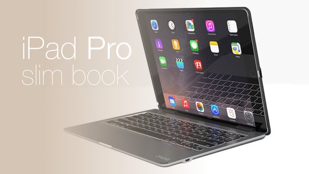 Das iPad Pro wird zum MacBook: ZAGG Slim Book Keyboard-Case mit deutschem Layout jetzt verfügbar