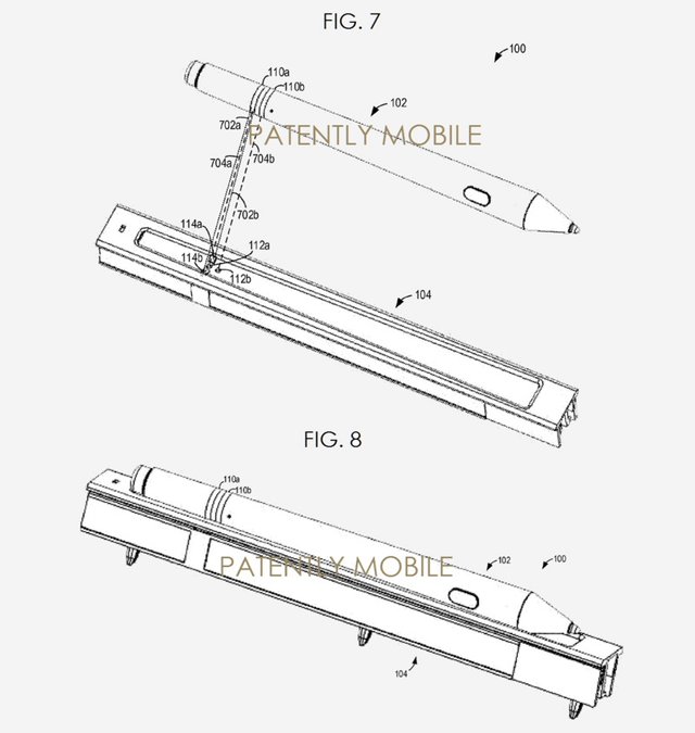 surface stylus mit akku und ladefunktion patent