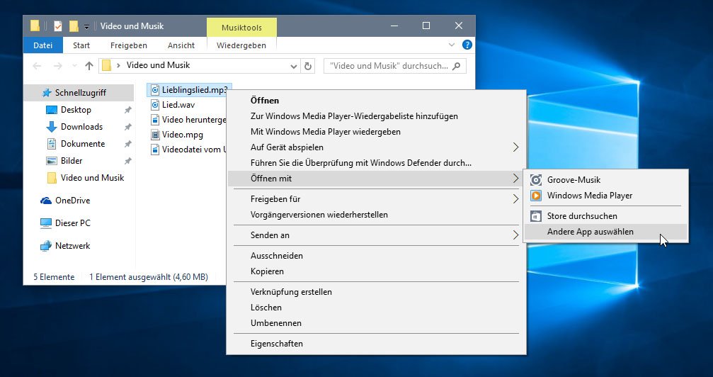 Windows 10 Media Player Als Standard Festlegen So Geht S