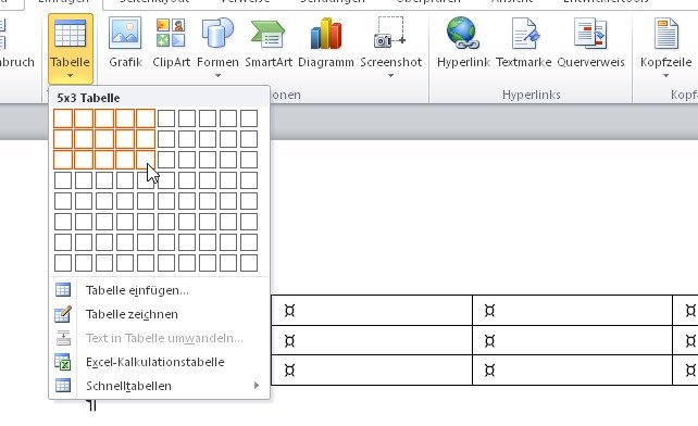 word-einfaches-formular