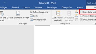 Word: Seitenzahlen ab Seite 2 einfügen – so geht's