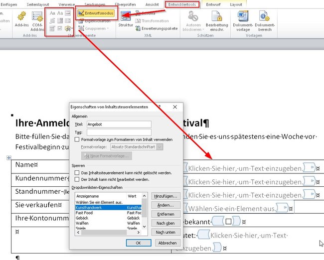 word-formular-entwicklertools