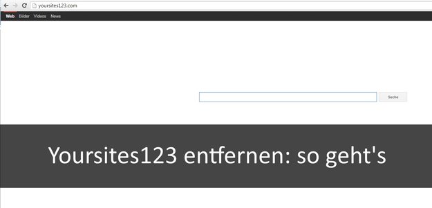 Yoursites123 entfernen aus Firefox, Google Chrome und Co.