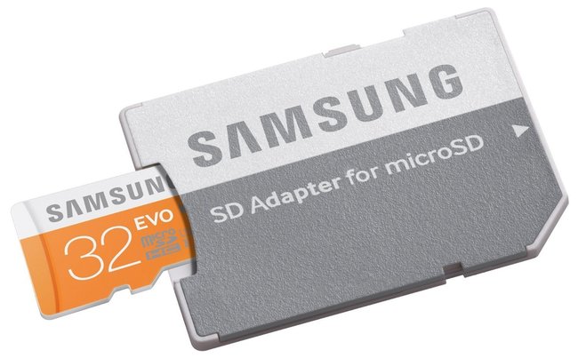 Microsoft empfiehlt die Samsung 32GB EVO Class 10 Micro SDHC für den Raspberry Pi 2.