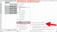 Excel-Tabelle nach Datum sortieren – so geht's