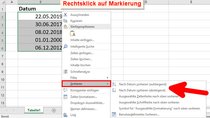 Excel-Tabelle nach Datum sortieren – so geht's