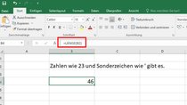 Excel: Zeichen & Wörter zählen – so geht's