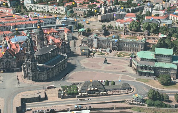 Apple Maps: Flyover mit 20 neuen Städte, darunter Dresden, Bremen, Bern und Salzburg