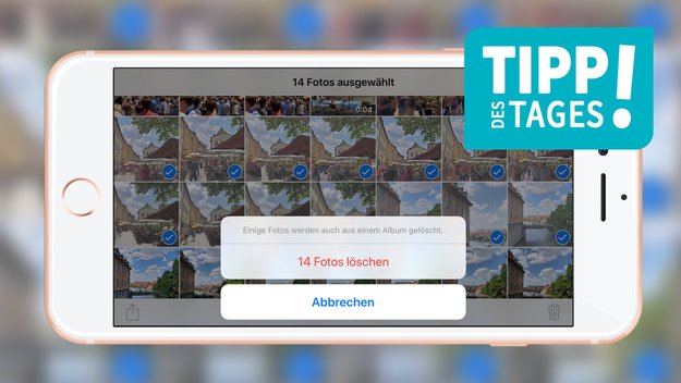 Bilder vom iPhone löschen, so gehts schnell und einfach