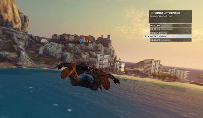 Die Leistungen sind die einzige Art der Interaktion mit anderen Spielern in Just Cause 3.