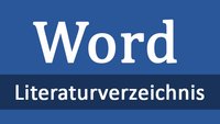 Literaturverzeichnis in Word erstellen: so geht's