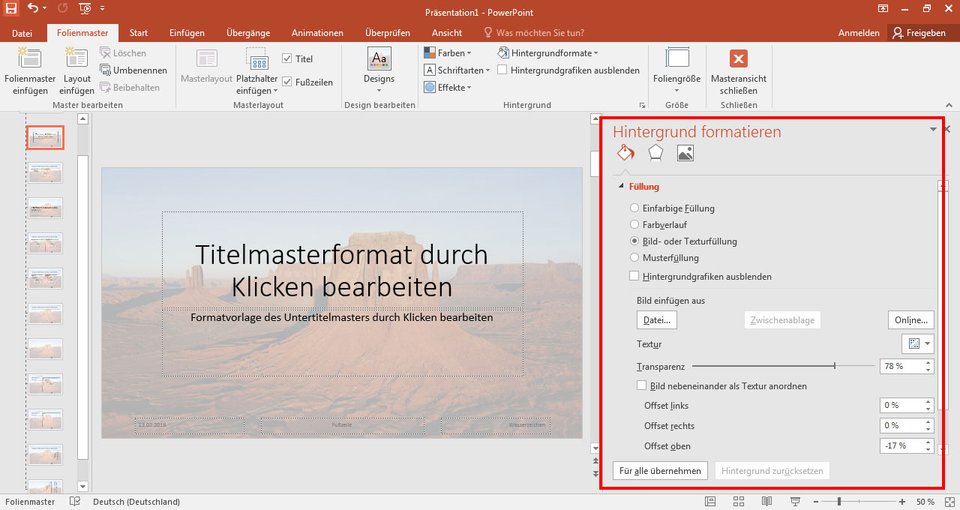 PowerPoint: Wasserzeichen hinzufügen - So geht's