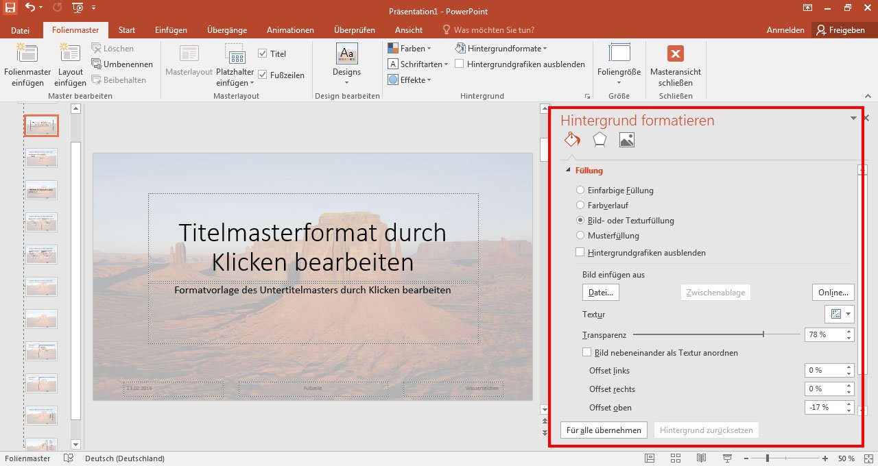 PowerPoint: Wasserzeichen hinzufügen - So geht's