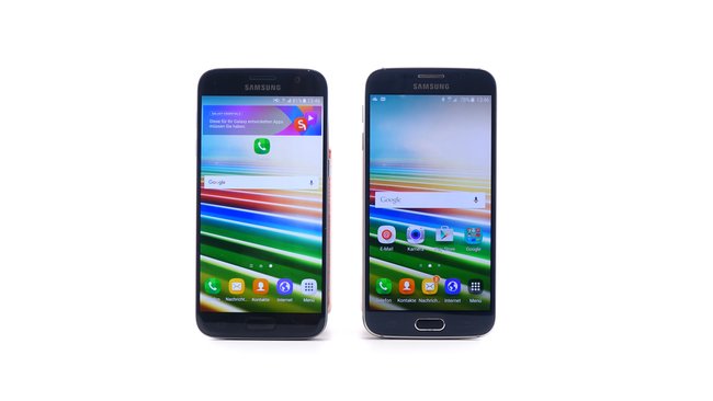 Topmodell und Vorgänger: links das Samsung Galaxy S7; rechts das Galaxy S6