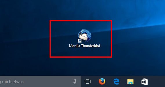 Mit gedrückter Shift-Taste könnt ihr Thunderbird auch über die Desktop-Verknüpfung im abgesicherten Modus öffnen.