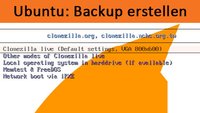 Ubuntu: Image-Backup erstellen und wiederherstellen (CloneZilla) – Anleitung Schritt für Schritt