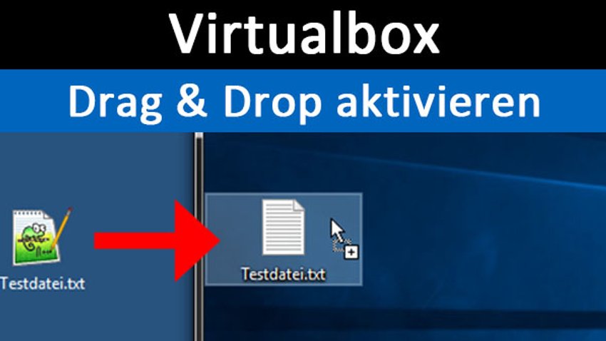 drag and drop oracle virtualbox