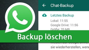 WhatsApp: Backup löschen (auch Google Drive) – so geht's