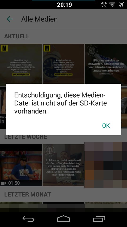 WhatsApp-Chat: Alle geposteten Bilder und Videos auf einmal anzeigen