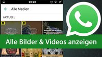 WhatsApp-Chat: Alle geposteten Bilder und Videos auf einmal anzeigen – so gehts