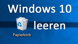 Windows 10: Papierkorb leeren geht nicht – So geht's doch