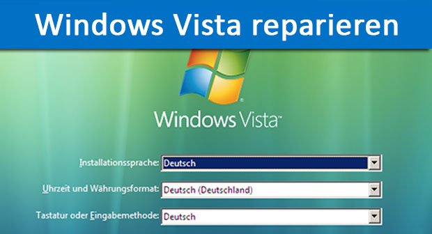 Vista Reparatur Cd Erstellen