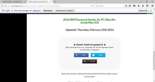 Die Webseite bietet scheinbar ein Tool an, mit dem man WPA2-Passwörter knacken kann.