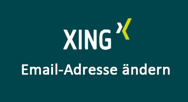 XING: Email-Adresse ändern – So geht's
