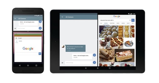 Android N: Apps in frei skalierbaren Fenstern unterstützt