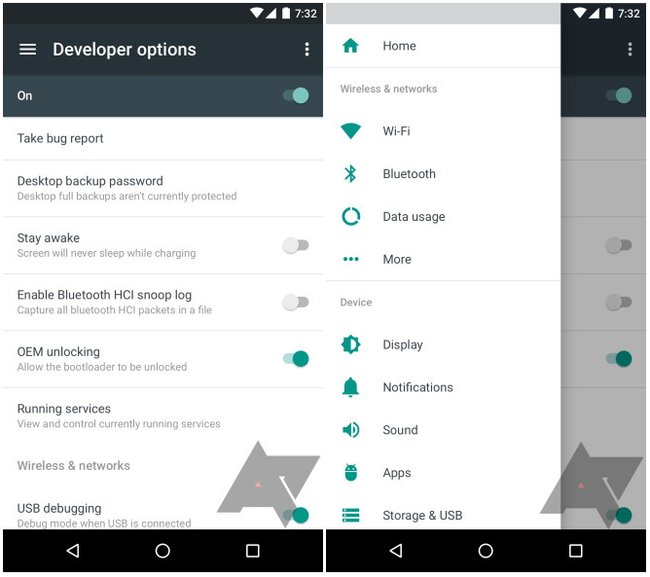 Android N Systemeinstellungen Design AP 1