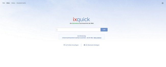 Anonym Bilder suchen Ixquick