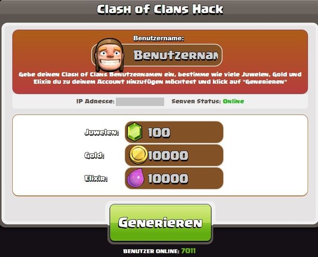 Clash of Clans Cheats Android iOS