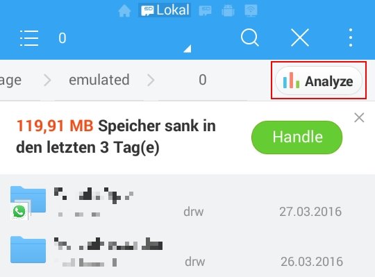 Doppelte Dateien finden löschen Android ES Datei Explorer 02
