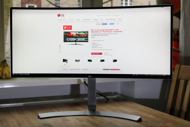 LG 34UC98-W im Test: Curved-Monster als Allround-Talent