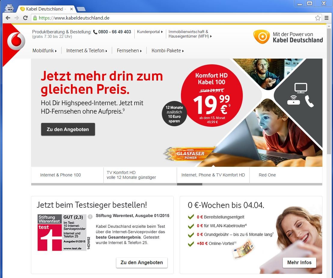 Kundenservice Kabel Deutschland Telefon