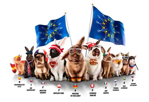 EURO-Osterhasen-Rasen: Volle Möhre bei Media Markt