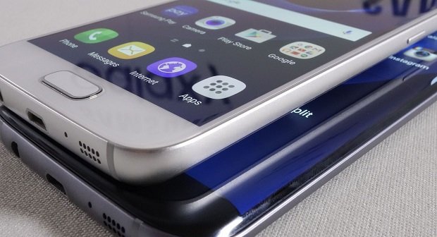 Samsung Galaxy S7 mit versteckter DPI-Einstellung