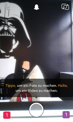 Snapchat-Video-aufnehmen