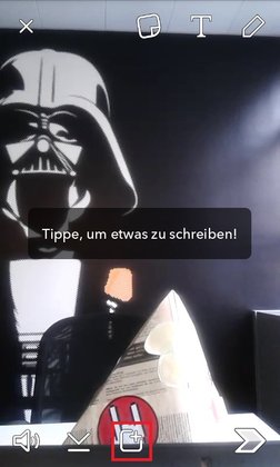 Snapchat-Video in Deine Geschichte posten