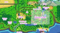 Stardew Valley: Map und Karte mit Einwohnern und Orten (auch Pelican Town)