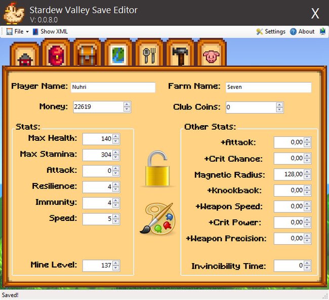 Mit dem Editor verändert ihr euer Stardew-Valley-Savegame.