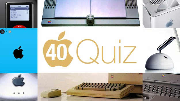 Apple-Quiz: Wie gut kennst du die Apple-Produkte aus 40 Jahren?