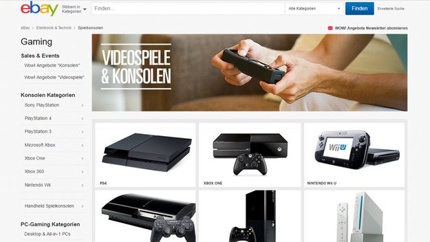 eBay Gaming-Welt: Dein Ort für günstige Hardware und Spiele