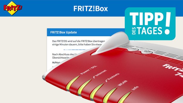 Fritz!Box-Einstellungen aufrufen und Update installieren, so gehts