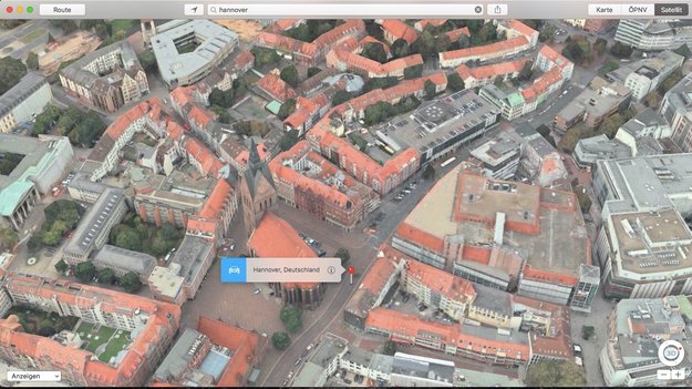 Apple-Karten: „In der Nähe“ jetzt auch in Österreich und der Schweiz – weitere Flyover-Orte
