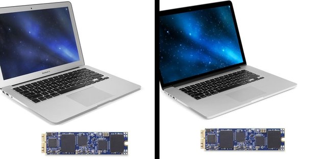 SSD-Upgrades mit bis zu 1 Terabyte für MacBook Air/Pro 2013 und neuer