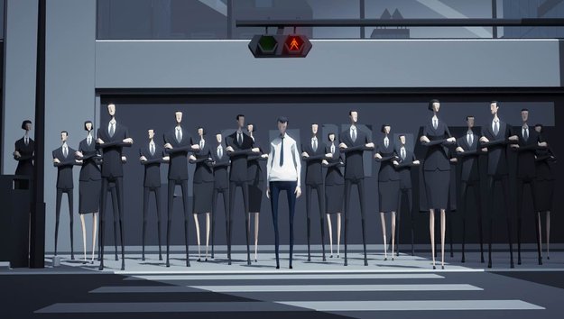 Mosaic: Among-the-Sleep-Entwickler machen Büro-Arbeit spannend